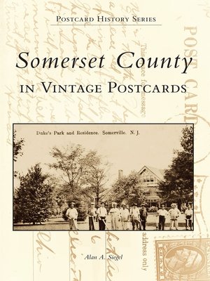 cover image of Somerset County in Vintage Postcards